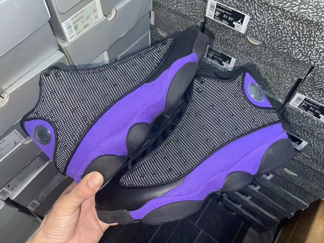 Jordan 13 ''Purple Venom''中幫 復古籃球鞋 GS[配盒]庫存足