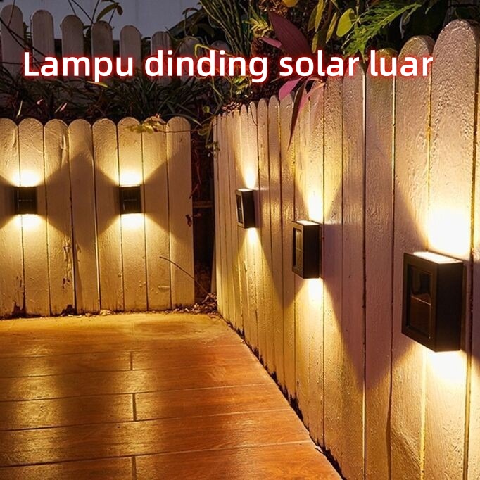 Lampu dinding surya luar