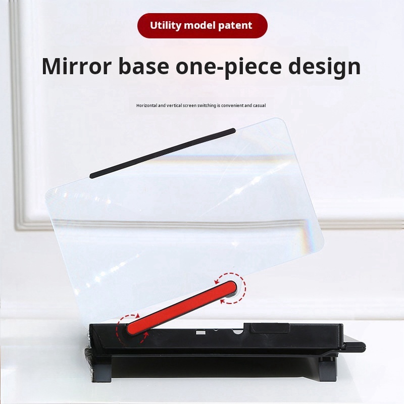 12 inch pull-out horizontal and vertical screen mobile phone screen amplifier lazy stand high-definition anti blue light 3D mobile phone Frame magnifying glass